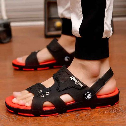 Sandales Hommes Pantoufles En Plein Air Plage Chaussures Décontractées Zapatos De Hombre Intérieur Durable Anti-Dérapant Peep Toe 2023