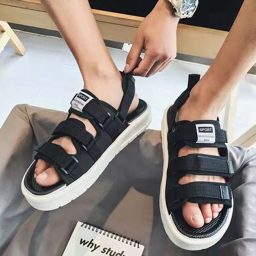 Sandales D'été Pour Hommes,Pantoufles Antidérapantes,Chaussures De Pataugeoire Imperméables,Tongs De Plage,Pantoufles À Semelles Souples,2024