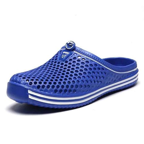 Yrzl Hommes Sandales Lumière Eva Été Chaussures Décontractées Trou Chaussures Sabots Amoureux Maison Jardin Extérieur Grande Taille 45 Mâle Plage Pantoufles Plates