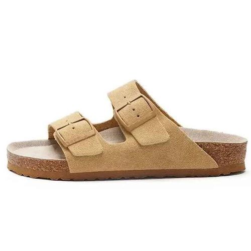 Pantoufles Classiques Unisexes Pour Hommes,Confortables,Chaussures En Liège,Rétro,Ceinture,Sandales,Extérieur,Grande Taille 35-43,Pantoufles De Plage,Été