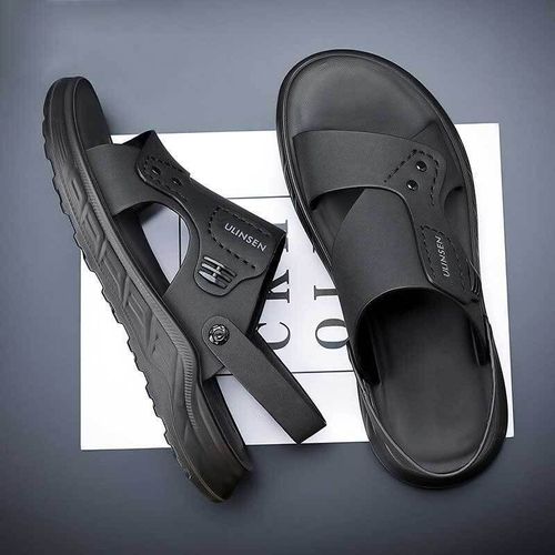 Chaussures De Randonnée En Cuir Véritable Pour Hommes,Pantoufles De Plage,Chaussures De Trekking,Intérieur Doux Ouvert,Sandales D'extérieur,Rinçage Rond,Pvc,Styles 39,2024