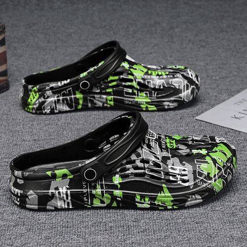 Sandales D'extérieur Pour Hommes,Sabots De Jardin,Chaussures Décontractées,Pantoufles De Luxe À La Mode,Pantoufles Souples Confortables Pour La Maison,39-49,Été 2024