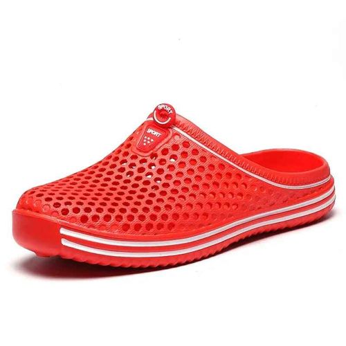 Yrzl Hommes Sandales Lumière Eva Été Chaussures Décontractées Trou Chaussures Sabots Amoureux Maison Jardin Extérieur Grande Taille 45 Mâle Plage Pantoufles Plates