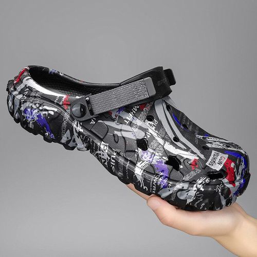Pantoufles D'été À Plateforme De Camouflage Pour Hommes Et Femmes,Sabots D'extérieur,Sandales De Plage,Eva Souple,Diapositives D'intérieur Pour La Maison,Tongs Pour Amoureux