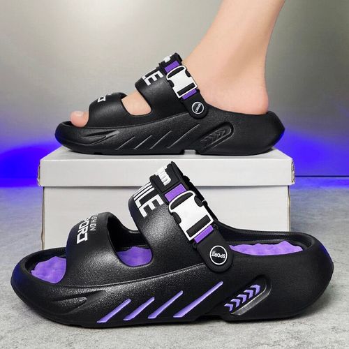 Pantoufles De Énergie Pour Homme,Sandales De Plage Confortables Et Souples,Chaussures Décontractées D'niket D'extérieur,Grande Taille 47 48,