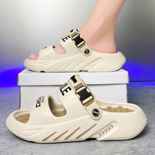 Pantoufles De Énergie Pour Homme,Sandales De Plage Confortables Et Souples,Chaussures Décontractées D'niket D'extérieur,Grande Taille 47 48,
