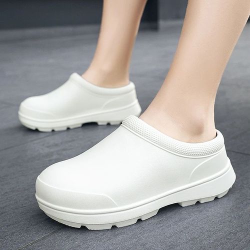 Chaussures De Chef Résistantes À L'huile Pour Hommes,Chaussures De Sécurité Antidérapantes,Chaussures De Travail Souples Et Imperméables,Sandales Pour Hommes,Bottes De Pluie De Printemps Et D'automne