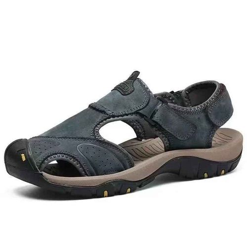 Chaussures Pour Hommes En Cuir Été Nouvelle Grande Taille Sandales Pour Hommes Sandales Pour Hommes Sandales De Mode Pantoufles Grande Taille 38-47