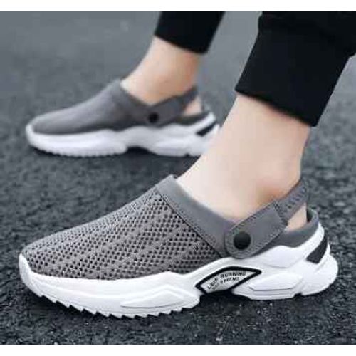 Sandales À Plateforme Pour Hommes,Mules En Maille De Styliste,Pantoufles De Plage Rembourrées Et Respirantes,Baskets Légères À Enfiler,2024