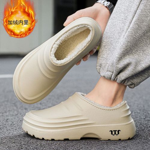 Chaussures De Chef Cuisinier Pour Hommes,Sandales En Caoutchouc Souple,Sabots De Jardin,Grande Taille 47 48