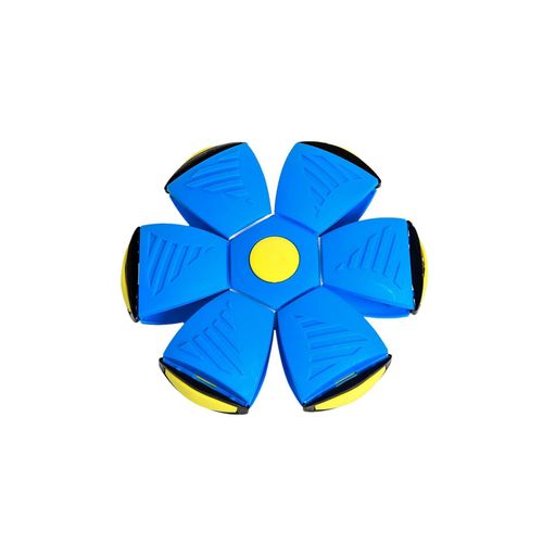 Bleu Soucoupe Volante Boule Extérieure Parent Enfants Jouet Pied Magique Déformation Pression Pied Décompression Boule D'évent - Type Bleu