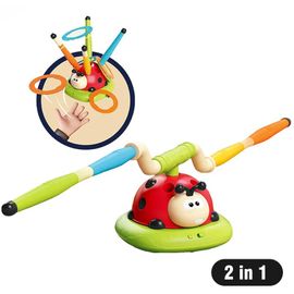 Machine À Corde À Sauter 3 En 1,Jouets De Sport Pour Enfants,Jeu De Virole,Jouet D'entraînement Pour Parents,Jeux D'intérieur Et D'extérieur,Jouets Éducatifs D'apprentissage - Type 2 In 1