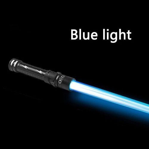 Épée Laser Sabre Laser Rouge Et Bleu Double Sabre Rave Transformation Cadeau Pour Enfants Arme Cosplay Garçon Cool Jouet Clignotant - Type Blue Light