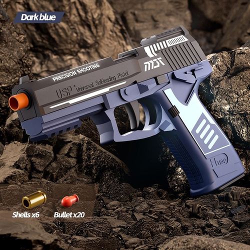 Usp Lancer Coquille Jouet Pistolet Balle Molle Airsoft Lanceur Sports De Plein Air Cs Jeu Arme Pistolet Tireur Arme Pour Enfants Cadeau - Type Usp Blue