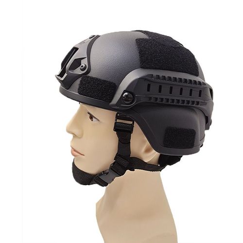 Casque Rapide Mich2000 Airsoft Mh Casque Tactique Extérieur Tactique Painball Cs Swat Équipement De Protection D'équitation - Type Black #C