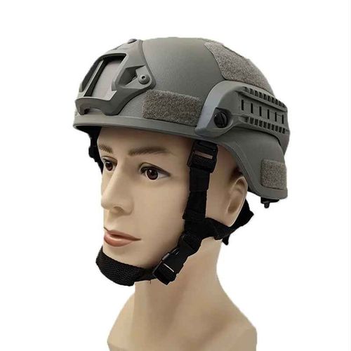 Casque De Protection Casque Rapide Mich2000 Airsoft Mh Casque Tactique Extérieur Tactique Painball Cs Swat Équipement De Protection D'équitation - Type Gray