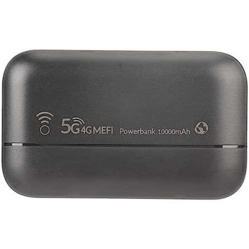 Routeur Wifi Portable Usb 4G Lte, Point D'Accès Réseau Mobile De Poche, Routeur Déverrouillé 5G 300 Mbps Avec Batterie 10000 Mah Pour Les Voyageurs D'Affaires En Plein Air[H580]
