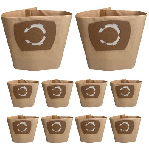 Sac aspirateur pour Deltafox [Lot 10] Compatible aspirateur Deltafox DC-WDE 1420-S P