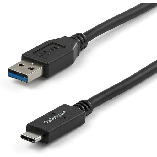 Hamiltion-Câble Usb Vers Usb-C De 1 M-Usb 3.1 (10 Gbps)-Certifié Usb-If-Câble Usb A Vers Usb Type-C-Noir (Usb31Ac1M)