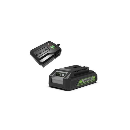 Starter Kit 24V GREENWORKS Batterie 2.0Ah + Chargeur 2.0Ah - GSK24B2