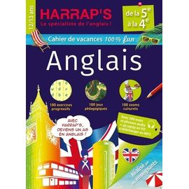 Cahier De Vacances Anglais De La 5e À La 4e - 100% Jeux