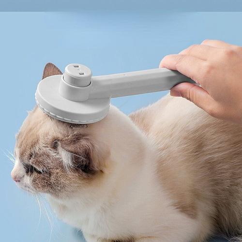 Generic Brosse toilettage autonettoyante pour chats et chiens, brosse de poils  animaux à prix pas cher