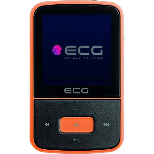 Hamiltion-Pmp 30 8Gb Black & Orange Lecteur Mp3/Mp4 - Mémoire 8 Go - 30 Présélection Pour Émetteur Fm - Mp3 De La Carte Micro Sd - Dictaphone - Clip Sport - Verrouillage Des Touches - Usb 2.0