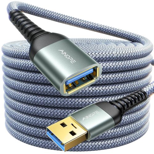 Hamiltion-Rallonge Usb, Rallonge Usb 3M, Lot De 1 Rallonge Usb 3.0, Câble Usb Mâle Femelle Compatible Avec Hubs,Imprimantes,Lecteurs De Cartes,Adaptateurs Bluetooth, Clés Usb, Scanners, Disques Durs(