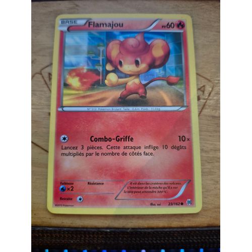 Carte Pokémon Flamajou 23/162 (Pansear)