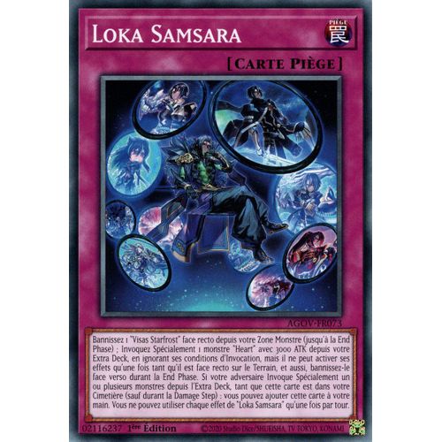 Yu Gi Oh ! Loka Samsara Agov-Fr073 Commune En Français