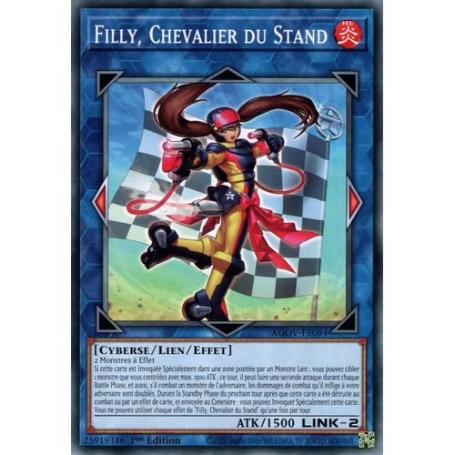 Yu Gi Oh ! Filly, Chevalier Du Stand Agov-Fr084 Commune En Français