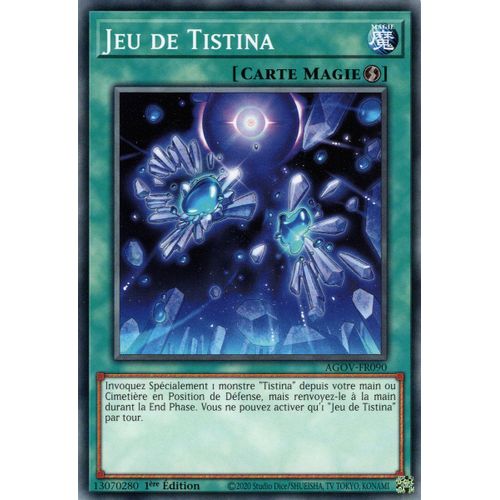 Yu Gi Oh ! Jeu De Tistina Agov-Fr090 Commune En Français