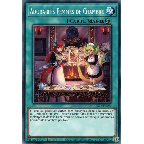Yu Gi Oh ! Adorables Femmes De Chambre Agov-Fr097 Commune En Français