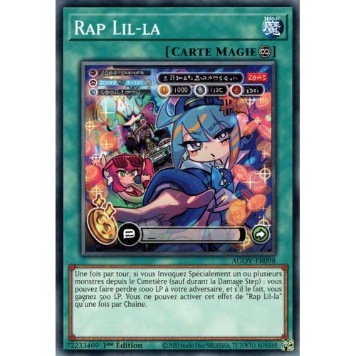 Yu Gi Oh ! Rap Lil-La Agov-Fr098 Commune En Français