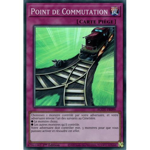 Yu Gi Oh ! Point De Commutation Agov-Fr099 Super Rare En Français