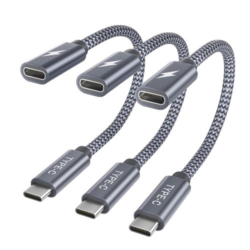 Hamiltion-Câble Blocage De Données Usb C 3 Pack,Adaptateur Type C Data Bloqueur,Extension Chargeur Blocage Données Compatible Pour Iphone 15 16,Ipad 10 Pro Air 4 5 Mini 6,Samsung Galaxy S24 A54,Tab S