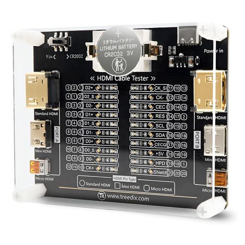 Hamiltion-Testeur De Câble Pour Câbles Hdmi, Micro Hdmi Et Mini Hdmi, Testeur De Continuité De Câble, Outil De Diagnostic Pour Vérifier Rapidement L'État Du Câble Hdmi, Pour Trier Le Tas De Câbles