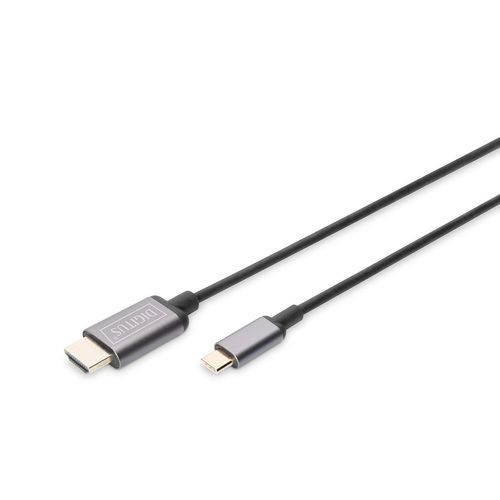 Hamiltion-Câble Adaptateur Usb 3.2 Gen1-1.8 M-Usb C (Mâle) Vers Hdmi Type A (Mâle)-5 Gbit/S-Câble Pour Moniteur-Noir
