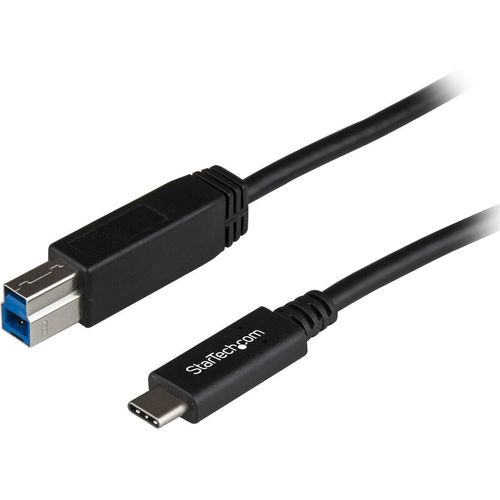 Hamiltion-Câble Usb 3.1 Usb-C Vers Usb-B De 1 M-10Gbps-Cordon Usb C Vers B-Mâle / Mâle-Noir (Usb31Cb1M)