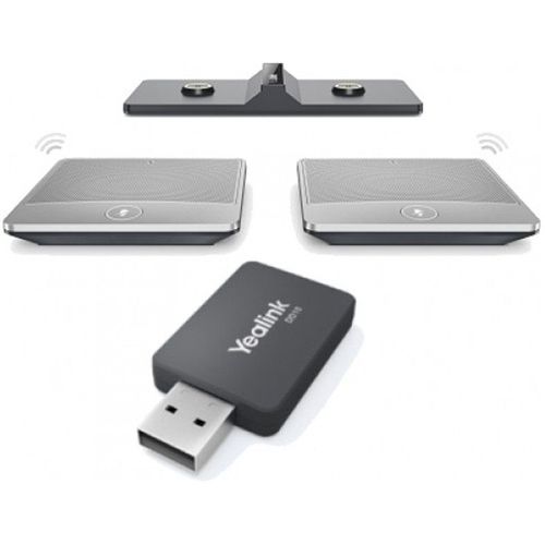Yealink CPW90 2 micros sans fil supplémentaires Full Duplex pour téléphone de conférence Yealink CP960 et autres solutions de visioconférences Yealink.