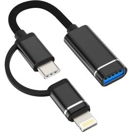 Hamiltion-Adaptateur Lightning Usb C Vers Usb A Jack Pour Iphone Otg Câble Type Thunderbolt Pour Clavier, Clé, Souris, Hub Accessoires Pour 14 13 12 Pro Max 8 7 Plus Samsung Macbook Ipad Huawei Xiaom