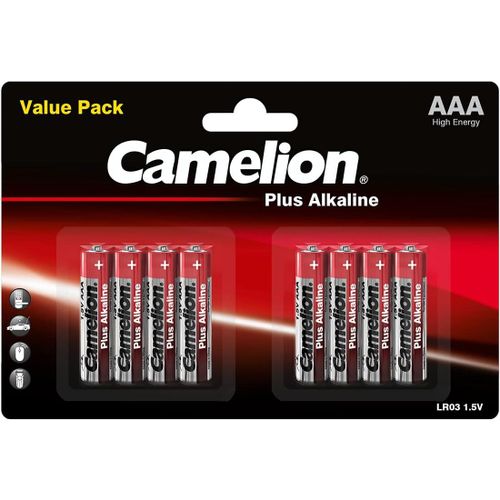 Hamiltion-11044803 Pack De 8 Piles Alkaline Plus Lr03 Aaa Micro