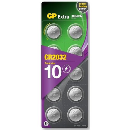 Hamiltion-Piles Cr2032-Lot De 10 | Extra |Bouton Lithium Cr 2032 3Vhaute Performance Pour Dispositifs Portables Et Médicaux, Porte-Clés Et Balances
