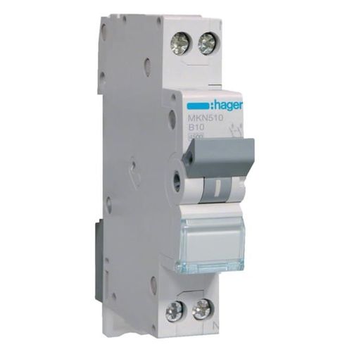 Hamiltion-Mkn510 Disjoncteur 10 A 2P 1P+N 2 Pôles 1 Pôle + N 6 Ka Caractéristique B 1 M Construction Étroite Interrupteur Ls (Mkn 510)