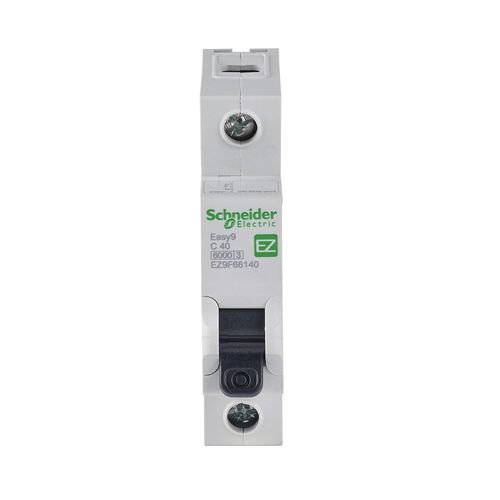 Hamiltion-Easy9-Disjoncteur Miniature Mcb 1 Pôle, Type C, Capacité De Coupure 6 Ka, 40 A, 230 V, Ez9F66140