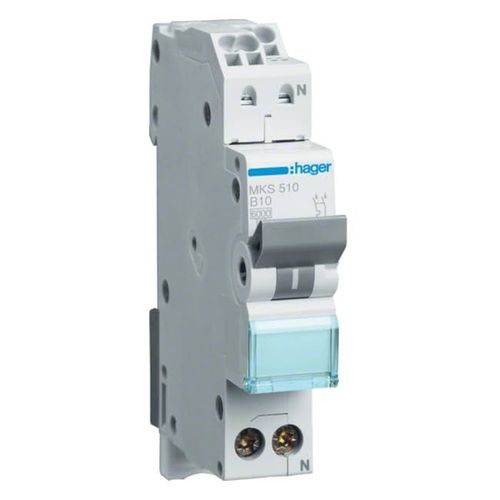 Hamiltion-Mks510 Disjoncteur 10 A 1P+N 1 Pôle + N 6Ka B Caractéristique Quick Connect Ls Interrupteur Ls