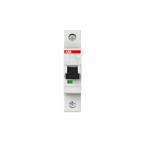 Hamiltion-2Cds251001R0254 Disjoncteur Miniature System Pro M Compact, Mono-Pôle, Type C, Courant Nominal 25 A, 88 Mm H X 17,5 Mm L X 69 Mm D