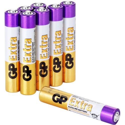 Hamiltion-Piles Aaaa-Lot De 8 Piles | Extra | Batteries Alcalines Lr8D425-Conçues Pour Une Utilisation Dans Les Stylos Numériques, Stylet, Dispositifs Médicaux Ou Jouets