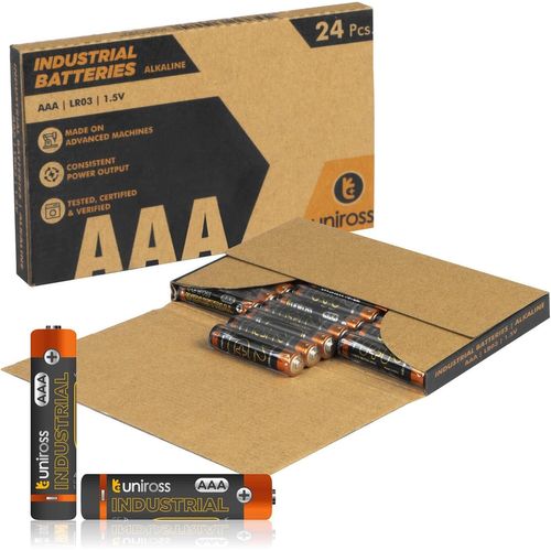 Hamiltion-Pile Alcaline Industrial Aaa Lr03 Ministilo 1,5 V¿Boîte De 24 Piles
