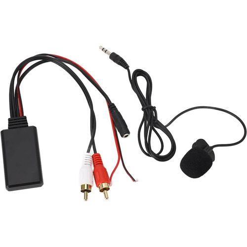 Hamiltion-Module Aux Bluetooth Adaptateur De Câble 2 Avec Microphone Mains Libres Adaptateur De Câble Abs Aux In Pour Alpine Pour Pioneer Noir
